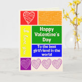 最高のLGBTプライドをテーマにしたバレンタインカード カード (黄色い花)