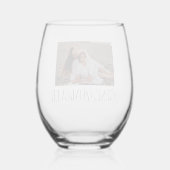 最高のMomのタイポグラフィ写真 ステムなしワイングラス (裏面)