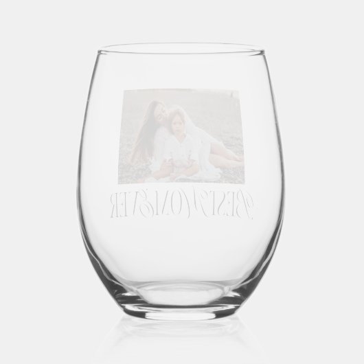 最高のMomのタイポグラフィ写真 ステムなしワイングラス (裏面)