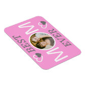 最高のMomのパーソナライズされた写真 マグネット (右側)