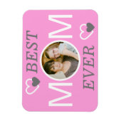 最高のMomのパーソナライズされた写真 マグネット (縦)