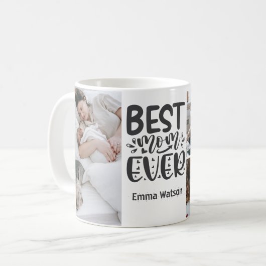 最高のMomの写真数々の コーヒーマグカップ (正面左)