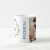 最高のMomは常にカスタマイズ可能な名前と写真 コーヒーマグカップ (中央)