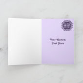 最高のMOMカスタムモノグラムグリーティングカード ノートカード (内部)