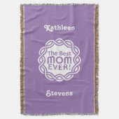 最高のMOMカスタム毛布 スローブランケット (正面縦)