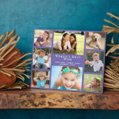 最高のMomフォトコラージュ紫 フォトプラーク (側面)