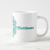 最高のMOMモノグラムカスタムマグカップ ジャンボコーヒーマグカップ (右)