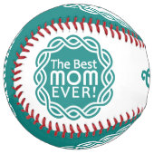 最高のMOM名前をカスタムするとカラーソフトボール ソフトボール (正面左)