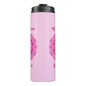 最高のMOM名前をカスタムするとカラータンブラー タンブラー (正面)