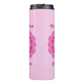 最高のMOM名前をカスタムするとカラータンブラー タンブラー (裏面)