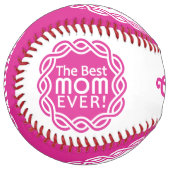 最高のMOM名前をカスタムする&カラーソフトボール ソフトボール (正面左)