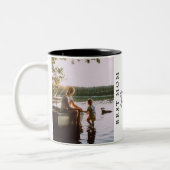 最高のMom モダン Foligs 2カスタムの写真 ツートーンマグカップ (左)