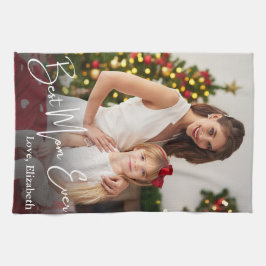 最高のMom Everのカスタム写真 キッチンタオル