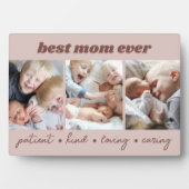 最高のMom Everのカスタム写真 フォトプラーク (正面)