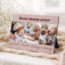 最高のMom Everのカスタム写真 フォトプラーク