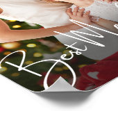 最高のMom Everのカスタム写真 ポスター (角)