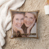 最高のMOM EVERの写真カスタムと手紙Mather's Day クッション (ブランケット)