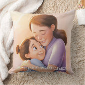 最高のMom Everカスタマイズ Familyの写真 クッション (ブランケット)