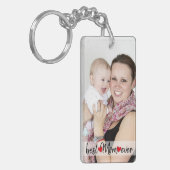 最高のMom Everカスタム2写真 キーホルダー (正面左)