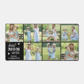 最高のMOM Everカスタム 7 Photo Collage パーソナライズされた デスクマット (正面)