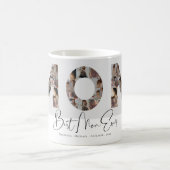 最高のMom Everカスタム Photo Collageスクリプエレガントト コーヒーマグカップ (中央)