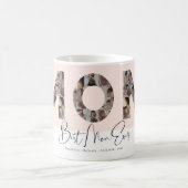 最高のMom Everカスタム Photo Collageスクリプモダント コーヒーマグカップ (中央)