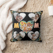 最高のMom Everハート数々の形状写真 クッション (ブランケット)
