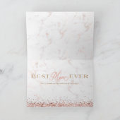 最高のMom Everバラグリッター8 Photo Collage Card カード (内部)