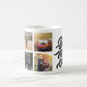 最高のMom Everパーソナライズされた 6 Photo Collage コーヒーマグカップ (中央)
