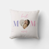 最高のMom Everパーソナライズされた Pille -カスタム クッション (正面)