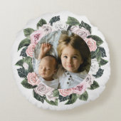 最高のMom Everフローラ写真 ラウンドクッション (裏面)