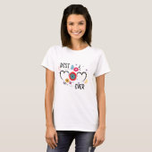 最高のMom Everフローラ蝶Tシャツ Tシャツ (正面フル)