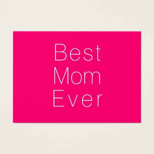 最高のMom Everホットピンク明るい赤紫色ミニマリスト (正面)