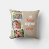 最高のMom Everモダンタイポグラフィ3 クッション (正面)