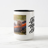 最高のMom Everモダン Photoパーソナライズされた ツートーンマグカップ (中央)