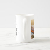 最高のMom Everモダン Photoパーソナライズされた ボーンチャイナマグカップ (裏面)