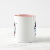 最高のMom Everモダン Round写真カスタム写真 マグカップ (中央)