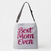 最高のMom Ever母コラージュ クロスボディバッグ (裏面)