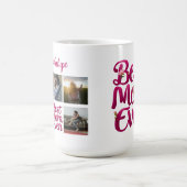 最高のMom Ever母コラージュ コーヒーマグカップ (中央)
