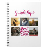 最高のMom Ever母コラージュ ノートブック (正面)