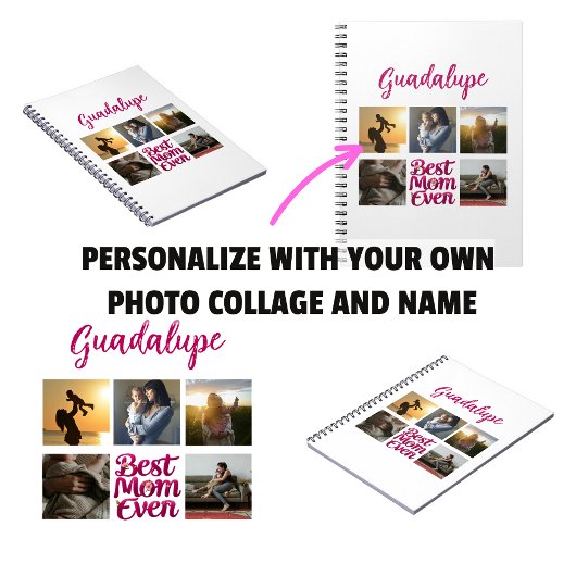 最高のMom Ever母コラージュ ノートブック