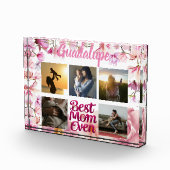 最高のMom Ever母コラージュ フォトブロック (右)