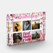 最高のMom Ever母コラージュ フォトブロック (左)