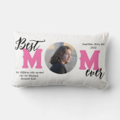 最高のMom Ever賛美写真装飾用クッション ランバークッション (裏面)