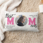 最高のMom Ever賛美写真装飾用クッション ランバークッション (ブランケット)