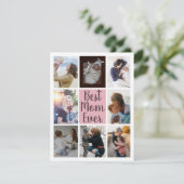 最高のMom Ever赤面ピンクの写真フローラ (スタンド正面)