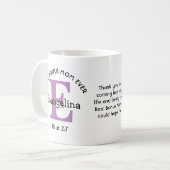 最高のMOM EVER パーソナライズされた Coffee Mag コーヒーマグカップ (正面左)