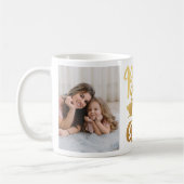 最高のMom Ever パーソナライズされた Photo Collage コーヒーマグカップ (左)