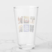 最高のMom Ever パーソナライズされた Photo Collage タンブラーグラス (裏面)