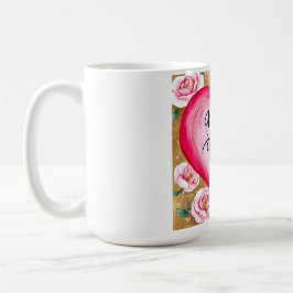 "最高のMom Ever"フローラハートコーヒーマグ – 母 コーヒーマグカップ